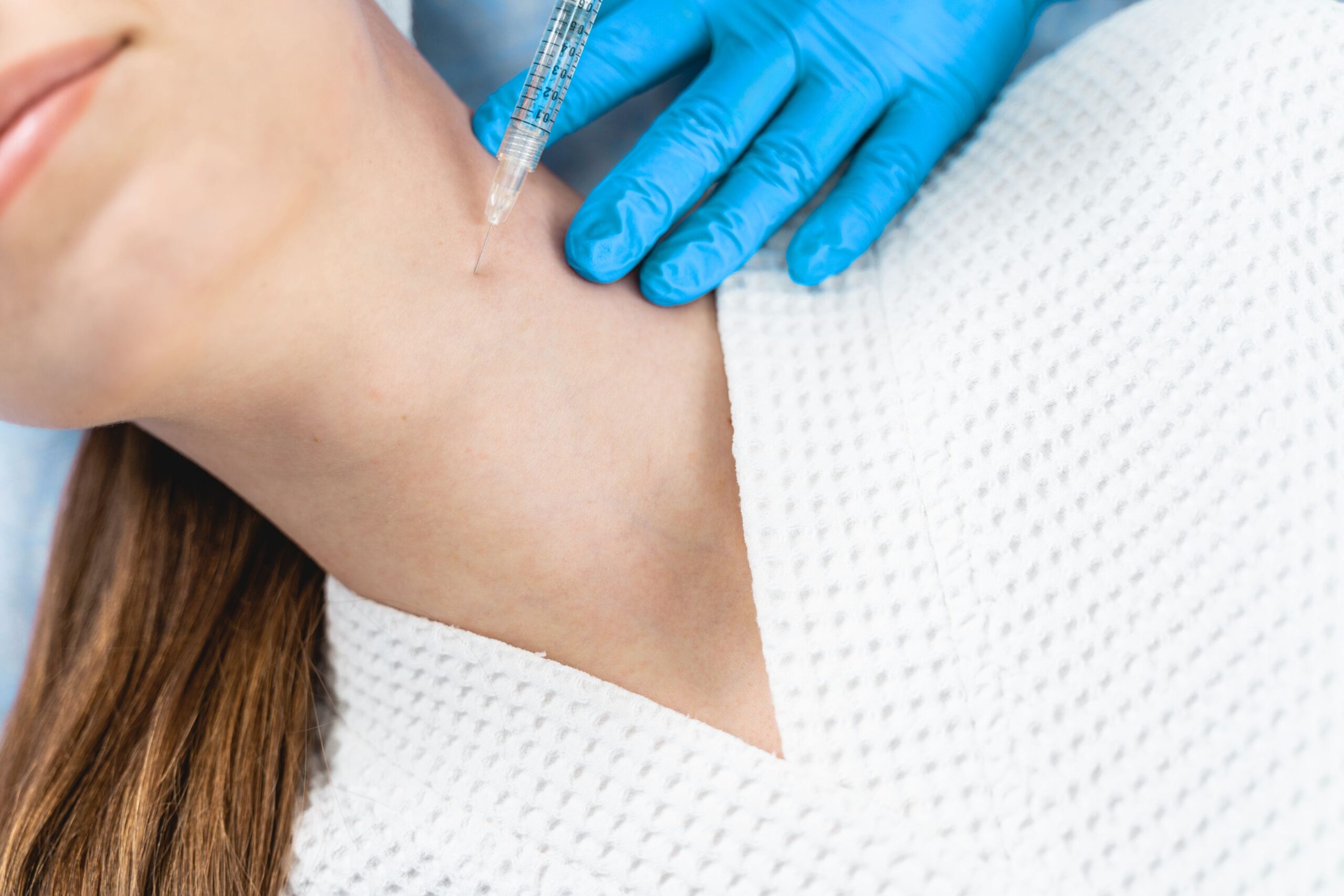 Dermal fillers for neck lines at Freyja Medical in Wrexham, Nantwich and Cheshire