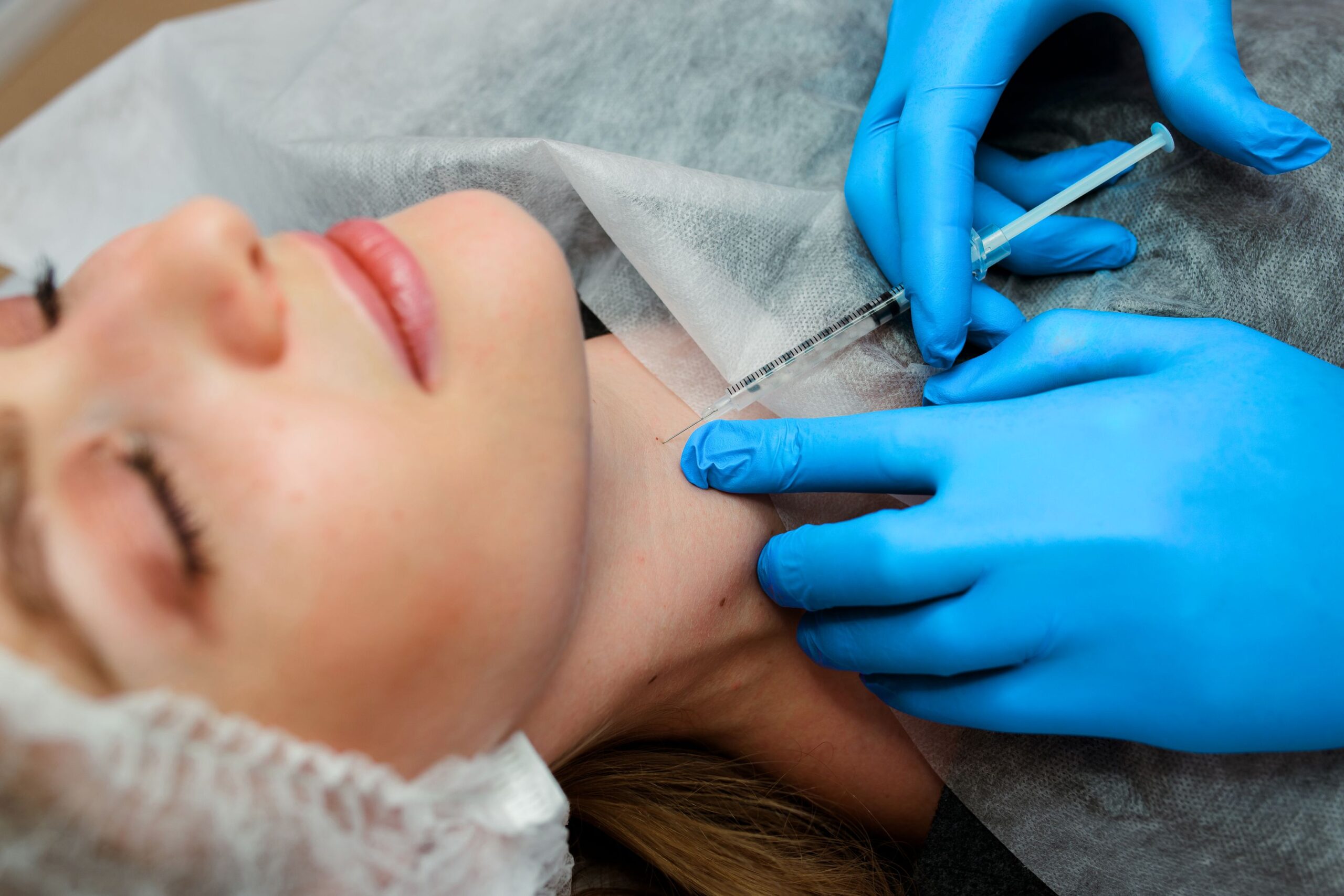 Anti-wrinkle injections for neck lines at Freyja Medical in Wrexham, Nantwich and Cheshire