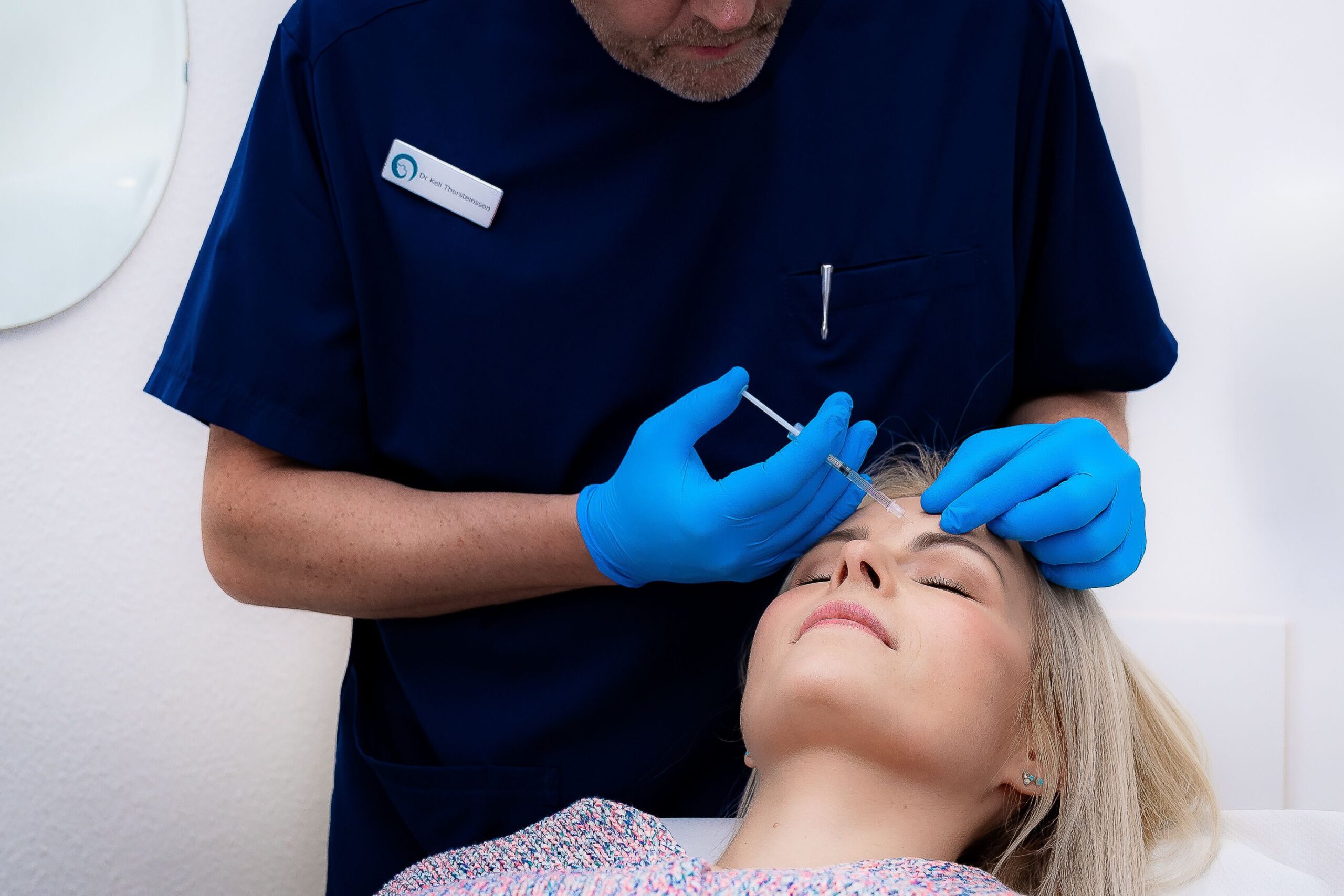 Anti-wrinkle injections for forehead wrinkles and lines at Freyja Medical in Wrexham, Nantwich and Cheshire