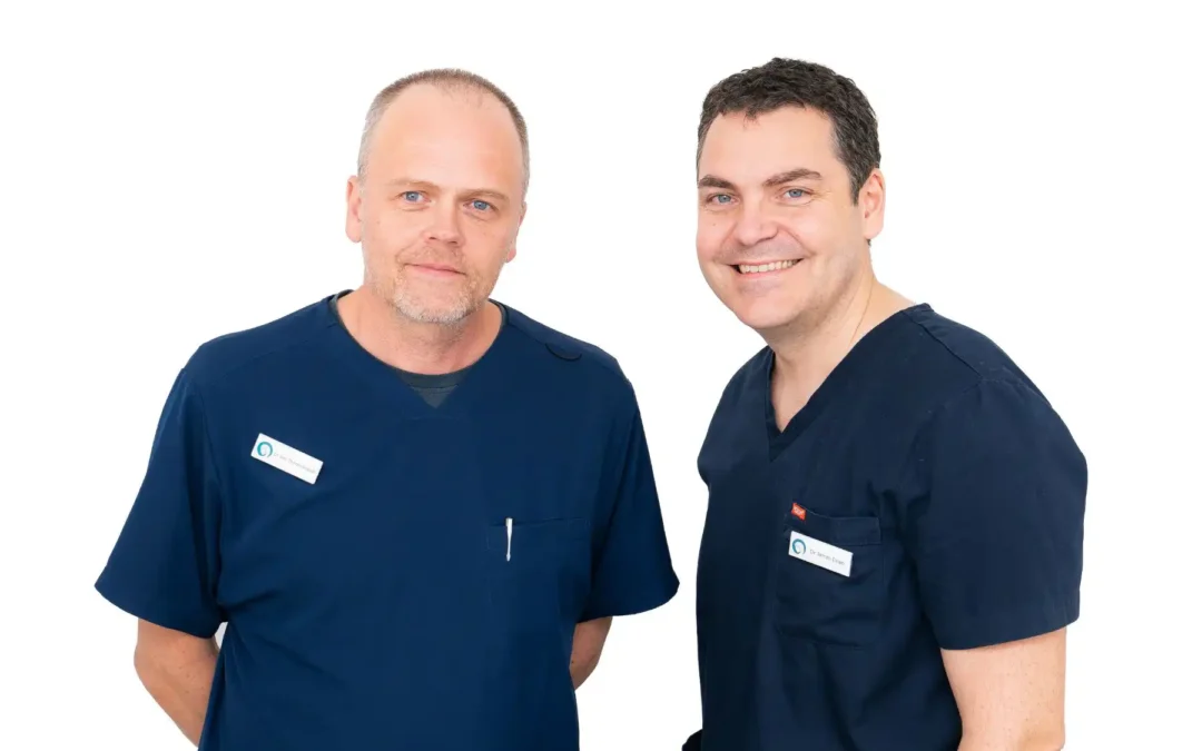 Dr Keli Thorsteinsson and Dr James Dean at Freyja Medical